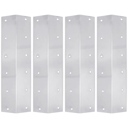 WELL GRILL 41 x 12.7cm Stainless Steel Flavorizer Bar BBQ Heat Shield Plates Outdoor Barbecue Replacement Parts for Outback, Blooma, Ultar, Charbroil,