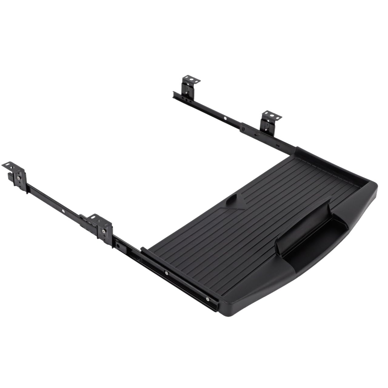 TEHAUX Under Desk Keyboard Tray, Slide Out Keyboard Drawer
