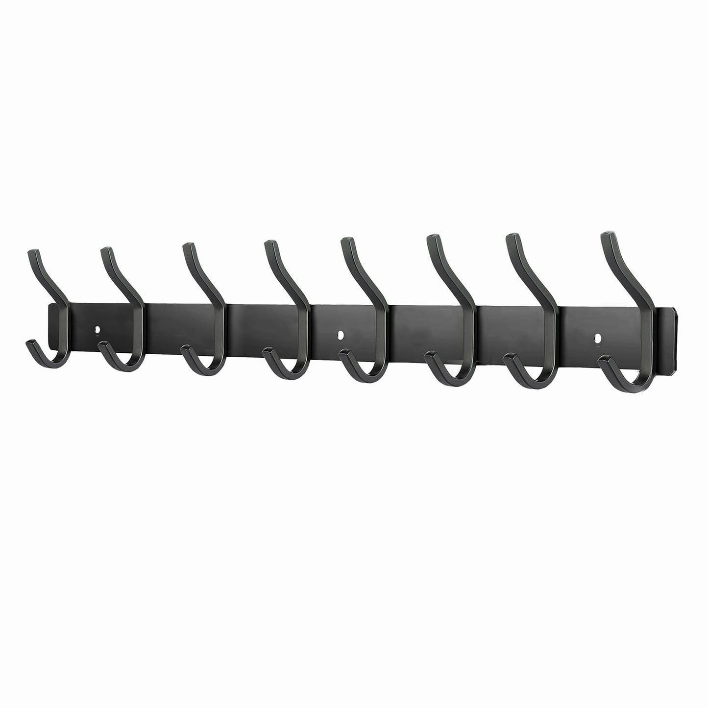MEIJO Coat Hooks Wall Mounted, Coat Rack Wall Mounted Stainless Steel with 8 Hooks Heavy Duty Coat Hooks for Door, Bedroom, Bathroom, Kitchen