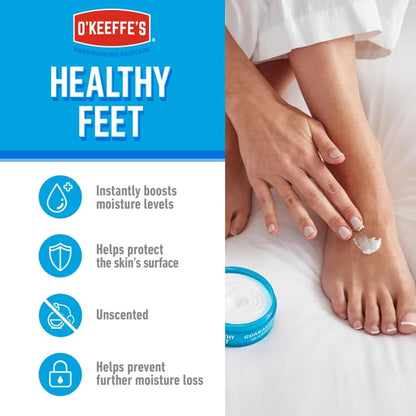 O’Keeffe’s® Jar Healthy Feet 91g (6 Pack)