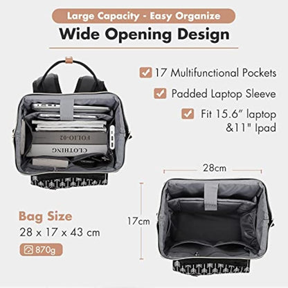Lekesky Backpack Womens Travel Backpack Extra Large Rucksack Bag for Women Men Overnight Backpack Weekender Backpack,17.3" Backpack,Black