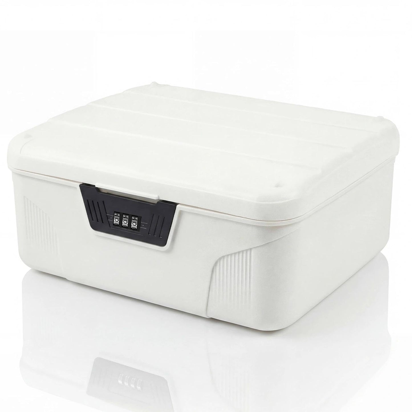 Zynaxir Lockable Storage Box Lockable Medicine Box Lockable Box Medicine Lock Box with Code Locked Storage Box for Kitchen Home, School, Office