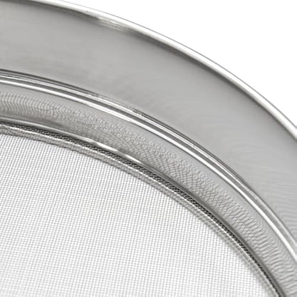 DE BUYER Sieve with Tight mesh (Ø 0.8 mm) -Diameter cm-4604.30, Stainless Steel, Silver, Diamètre 30 cm