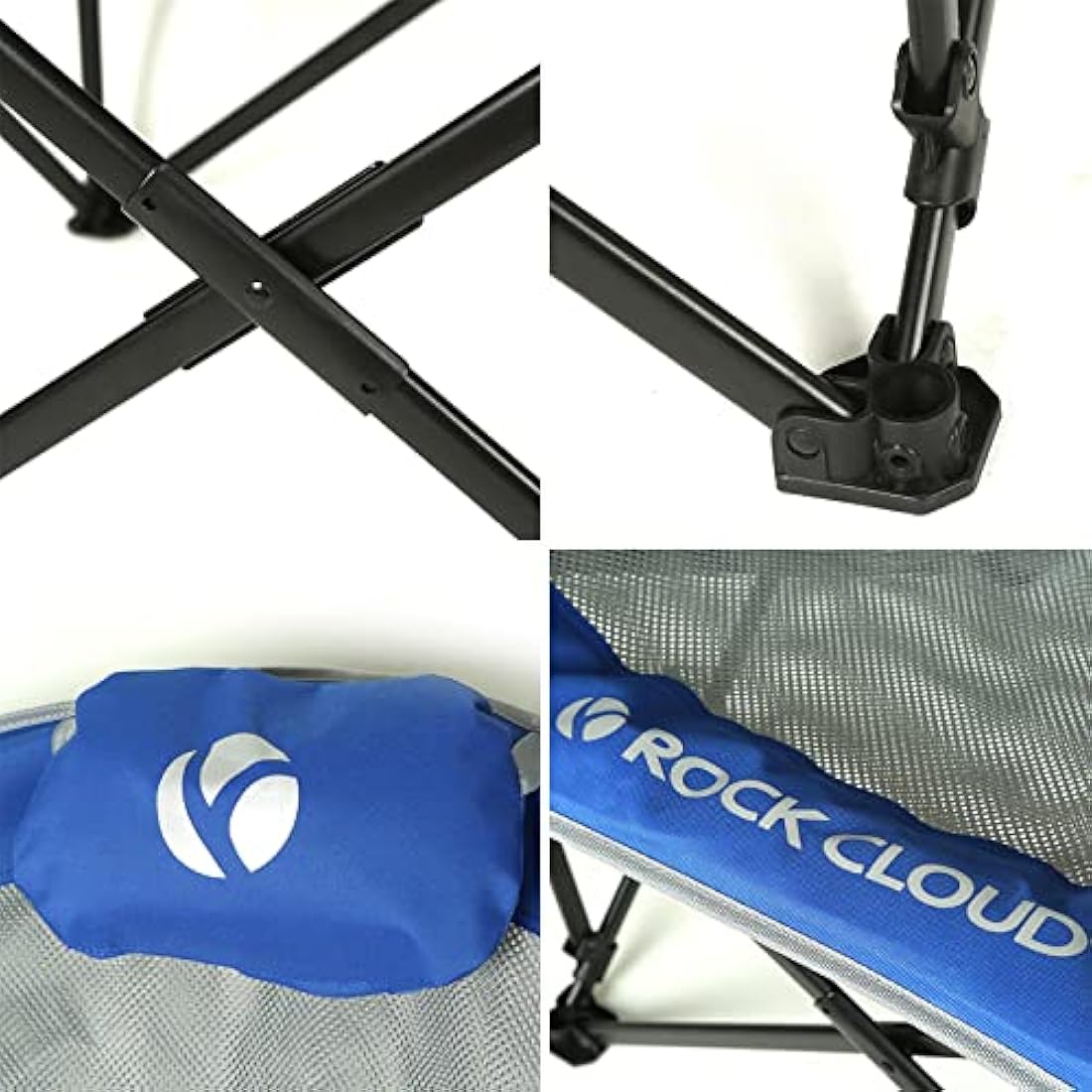 ROCK CLOUD Portable Camping Chair Folding Chairs Outdoor for Camp Hiking Backpacking Lawn Beach Sports, Blue (RC01508)