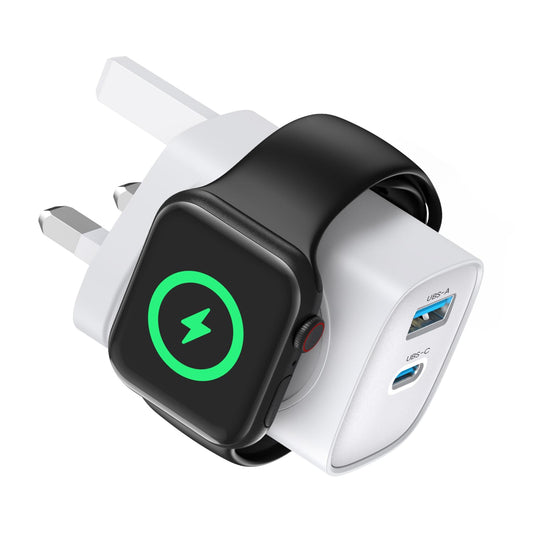 for Apple Watch Charger with 20W USB C Plug, 3 in 1 PD Fast Charger, UK Plug for iWatch s11/10/9/8/7/SE/Ultra 3/2/1 Series, for iPhone 17/16/15/14/13