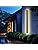 LED Wall Light Outdoor/Indoor Long Wall Lamp Anthracite, IP67 Waterproof Exterior Wall Lights Aluminum Alloy Black Outdoor Light for Terrace Wall Lamp for Gardens, Villa, Warm Light, 125 * 5cm, 39W