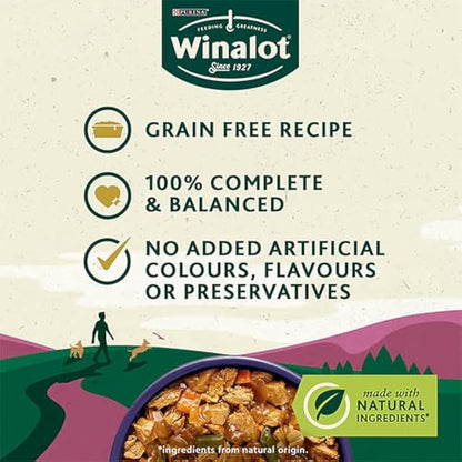 Winalot Meaty Chunks Mixed in Jelly Wet Dog Food 80x100g