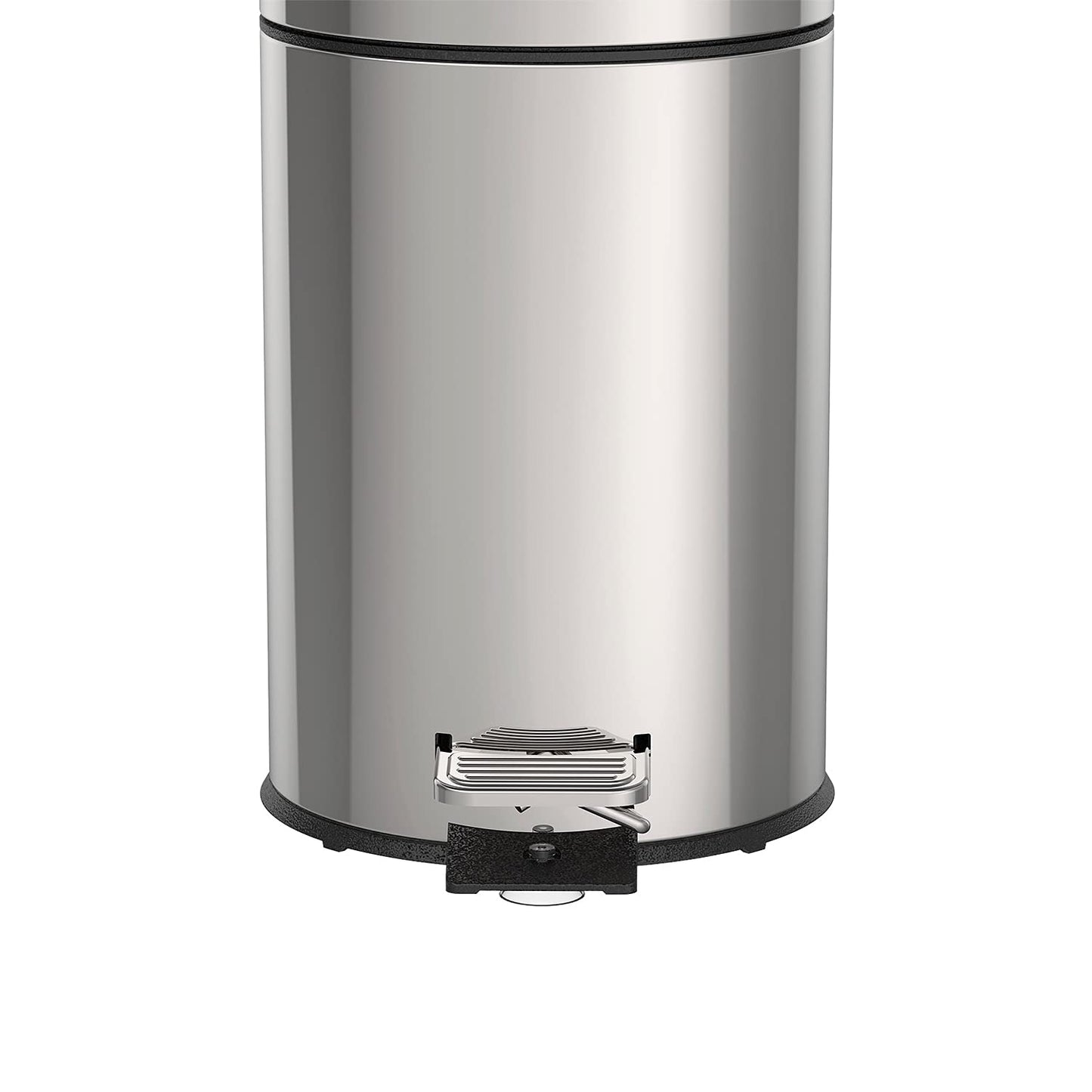 Tramontina 3L Pedal Bin Stainless Steel Bathroom Bin with Lid, 17 cm Diameter x 27 cm Height, 94538103