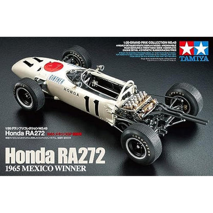 TAMIYA 20043-000 Fahrzeug 20043 1:20 Honda RA272-Faithful Replica, Building, Plastic, Crafts, Hobby, Model Kit, Assembly, Unpainted, Unvarnished, Mittel