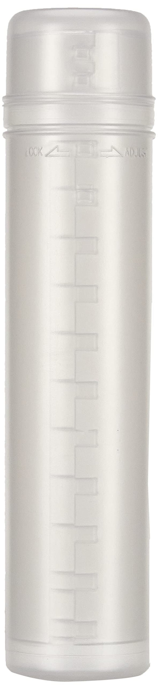 Daler-Rowney Extendable Artist Brush Tube, Transparent Clear Plastic Storage Carrier, Travel Case, For Professional Artists & Students