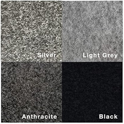Shore Vans Camper Van Carpet Lining 4 Way Stretch (Silver, 20 sqm)