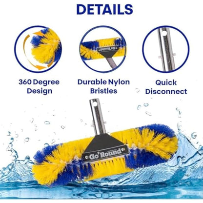 GoRound 360 Pro Pool Brush 12 inches