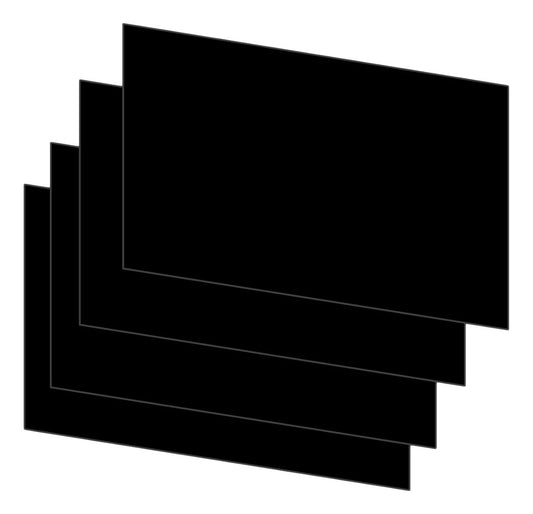 House of Card & Paper A3 160 GSM Card - Black (Pack of 25 Sheets)