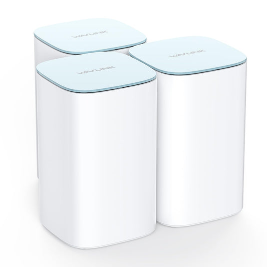 WAVLINK AX3000 WiFi6 Mesh System, Dual-Band Whole Home Whole Home Mesh WiFi 6 System, Covers up to 4800 Sq.Ft., Connect up to 256 Devices, 5x5dBi