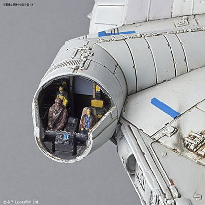 Bandai Hobby Star Wars 1/144 Plastic Model Falcon Solo : A Star Wars Story Action Figure, White, Standard (BAN225754)