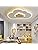 AOEH LED Cloud Lamp Dimmable Kindergarten Lamp with Remote Control, White 36W Wood Children's Ceiling Light for Kids Room, Girls Boy Bedroom Nursery Lighting, 60cm