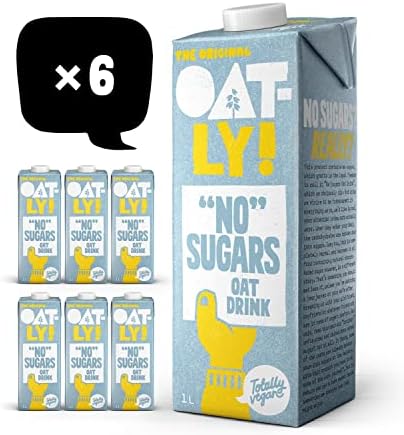 Oatly "No" Sugars Oat Drink 1 Litre (Pack of 6)