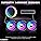 TZMRIT Interstellar-V2 Infinity Mirror ARGB PWM PC Fans 120mm Black, Rgb Fan 120mm, Triple Pack