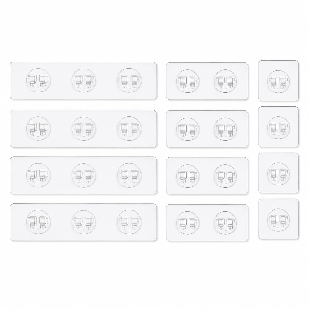 12 Pack Shower Caddy Adhesive Replacement Pads for Bathroom Shelves Hooks