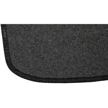 Carsio Carpet Van Cab Mats For Ford Transit Custom Auto 2018+ Tailored Fit Floor Mat Set Complete Accessory Black Custom Fitted - All Weather, Anti-Slip Backing & Black Trim