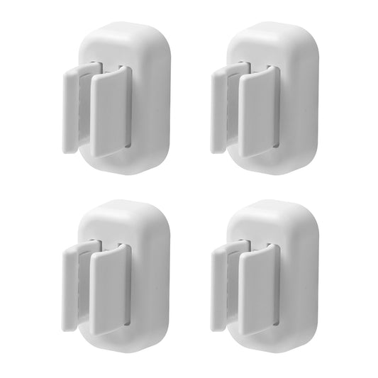 4PCS Toothbrush Holder Wall Mounted, Self Adhesive Electric Toothbrush Organizer for Bathroom, Waterproof Multi-Function Holder for Dorm,