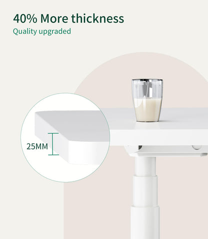 MAIDeSITe Table Top,Desktop for Height Adjustable Electric Standing Desk,120 * 60 * 2.5 cm