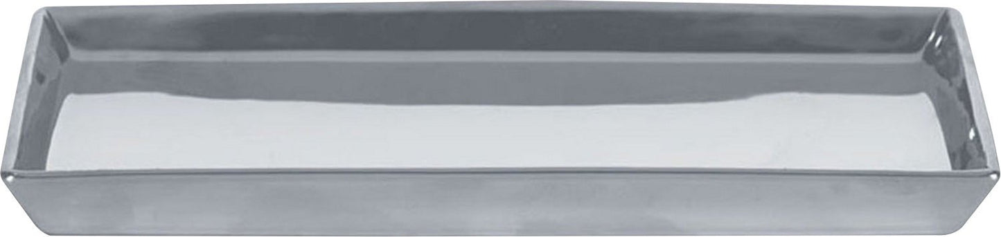 Kleine Wolke "Glamour" Bathroom Dish in Silver Porcelain # 5065 124 885