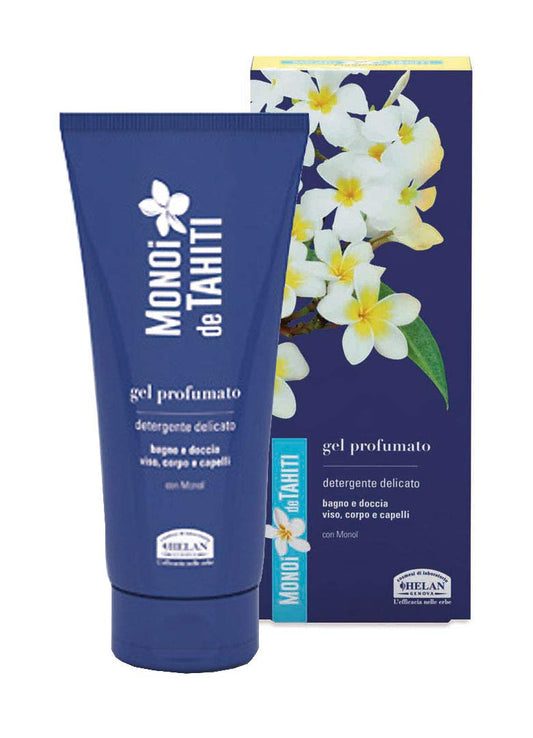 Helan - Scented Gel Cleansing For Face Body And Hair Monoi De Tahiti
