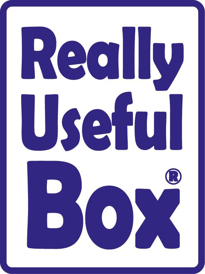Really Useful Box Plastic Storage 24.5 Litre Clear (Pack Of 4)
