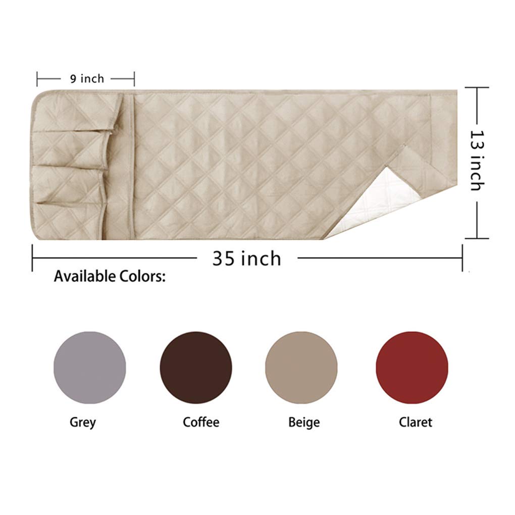 Arm Rest Organiser Hanging Sofa Caddy Storage Bag TV Remote Control Holder Armchairs Couch Organiser Phone Drink Glassse Foldable Pouch Chair Tidy