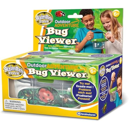 Brainstorm Toys Outdoor Adventure Bug Viewer – 2.3x Magnification Insect Viewer, Perfect for Nature Exploration and Outdoor Fun for Kids