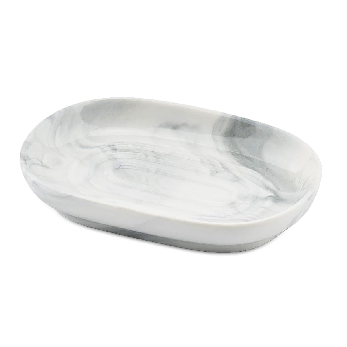 Anti Slip Ceramic Soap Dish – Marble Soap Dishes for Bathroom, Soap Tray Dish for Shower, Kitchen and Sink – Keep Soap Dry & Easy Cleaning