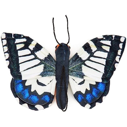 Zappi Co 100% Recycled Plush Swallowtail Butterfly Toy (28.5cm Width) Stuffed Soft Cuddly Eco Friendly animals Collection For New Born Child First kid