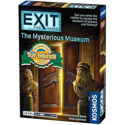 Thames & Kosmos - EXIT: The Mysterious Museum - Level: 2/5 - Unique Escape Room Game - 1-4 Players - Puzzle Solving Strategy Board Games for Adults & Kids, Ages 10+ - 694227