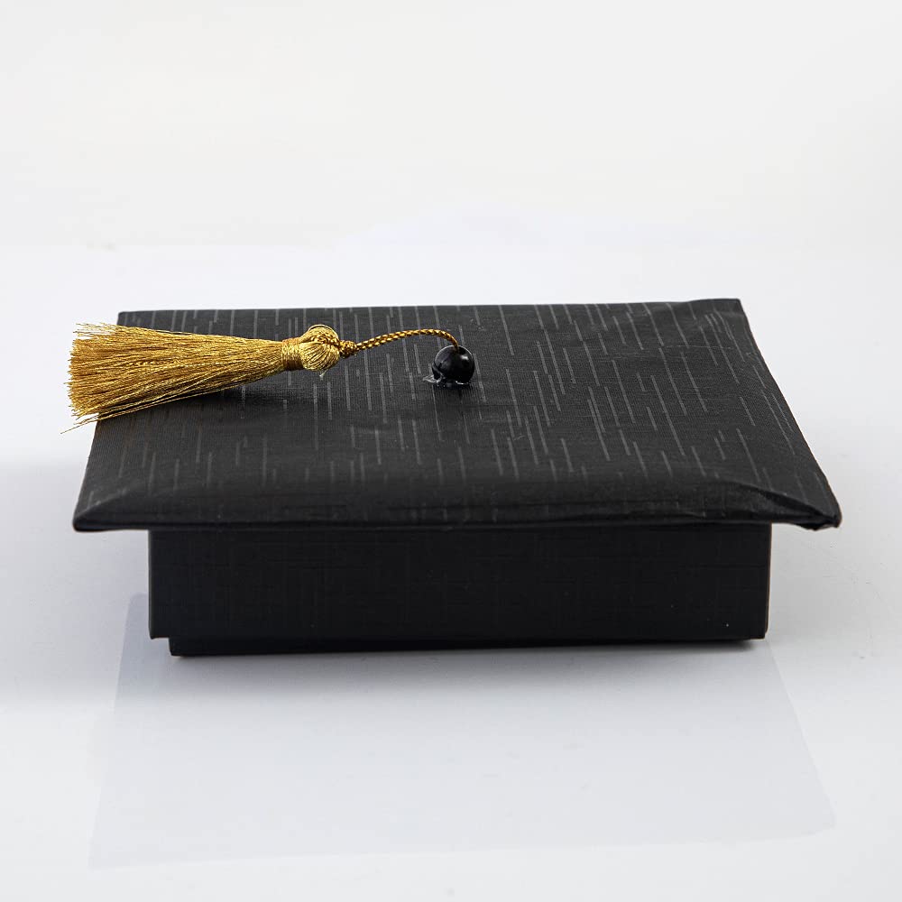 APLUSWER Graduation Gift Box with Tassel Class of 2026 Black Graduation Cap Box For Presents