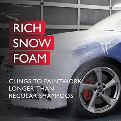 Autoglym Polar Blast, 2.5L Concentrate Extra Thick Snow Foam (15L when diluted) Softens dirt in advance of wash, pH Neutral Car Shampoo Suitable For All Paint Types, White
