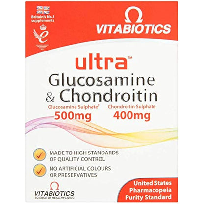 Glucosamine and Chondroitin Tablets, by Vitabiotics Ultra