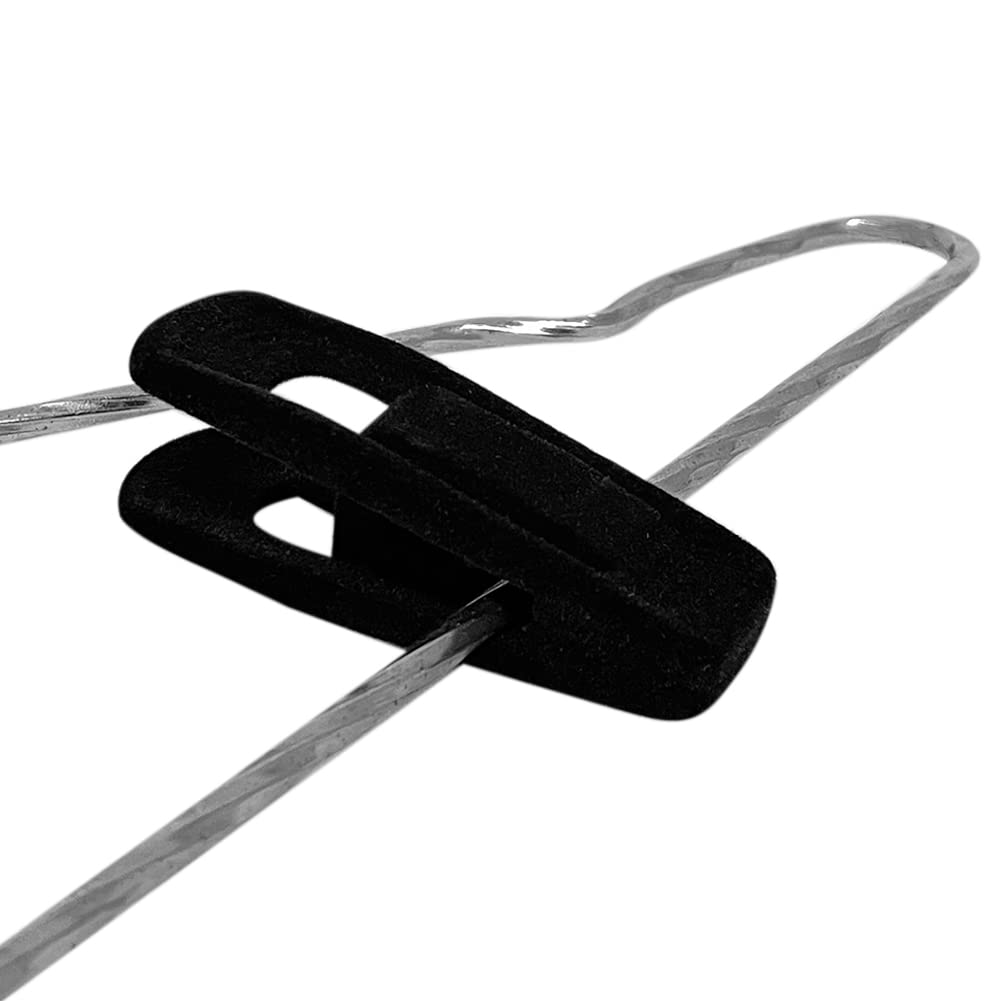 Yyyuluo 20 PCS Velvet Hangers Clips Non-Slip Clothes Pins Set Slim Line Strong Finger Clips Removable Trouser Clip for Fixing Pants Skirt Cloth