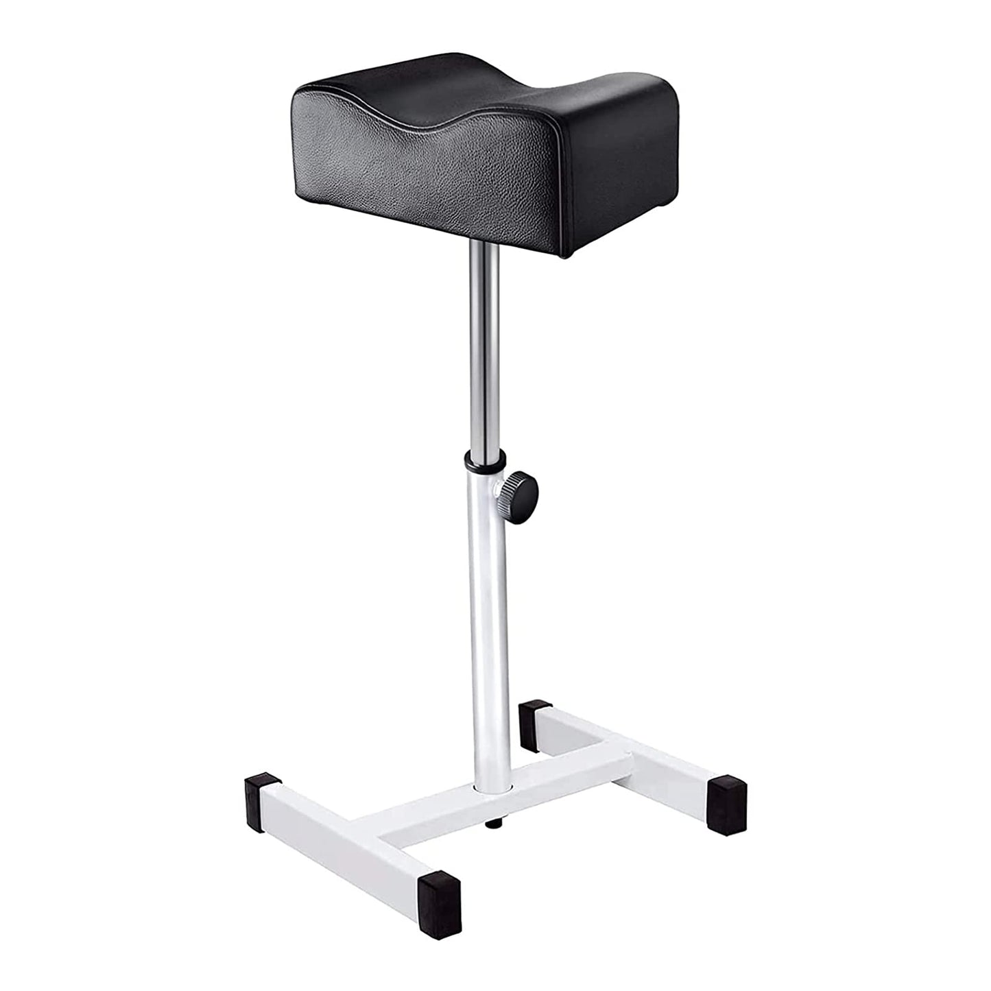 EBANKU Pedicure Foot Rest Stand Stool Salon Spa Beauty Footrest Home Pedicures Adjustable Seat Height Technician Nail Equipment (Black)