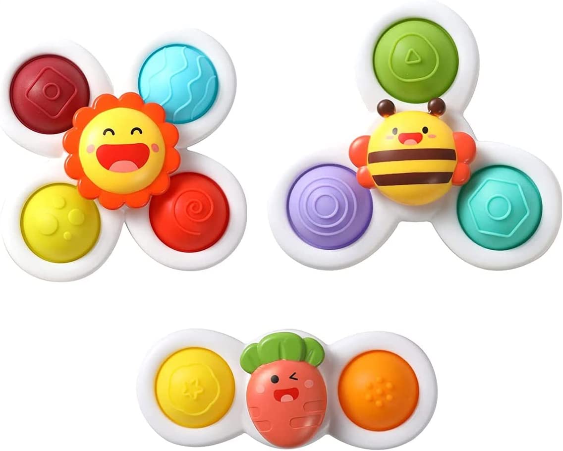 DYZI Suction Cup Spinner Fun Bath Toys