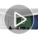 Oninio Modern Ceiling Light 110cm LED Linear Ceiling Lamp 48W Dimmable Ceiling Light with Remote Control for Kitchen Dining Room Cloakroom Hallway