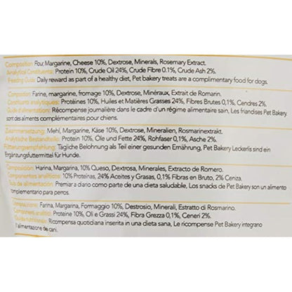 Pet Bakery Dog Treat Paws Cheese, 190 g