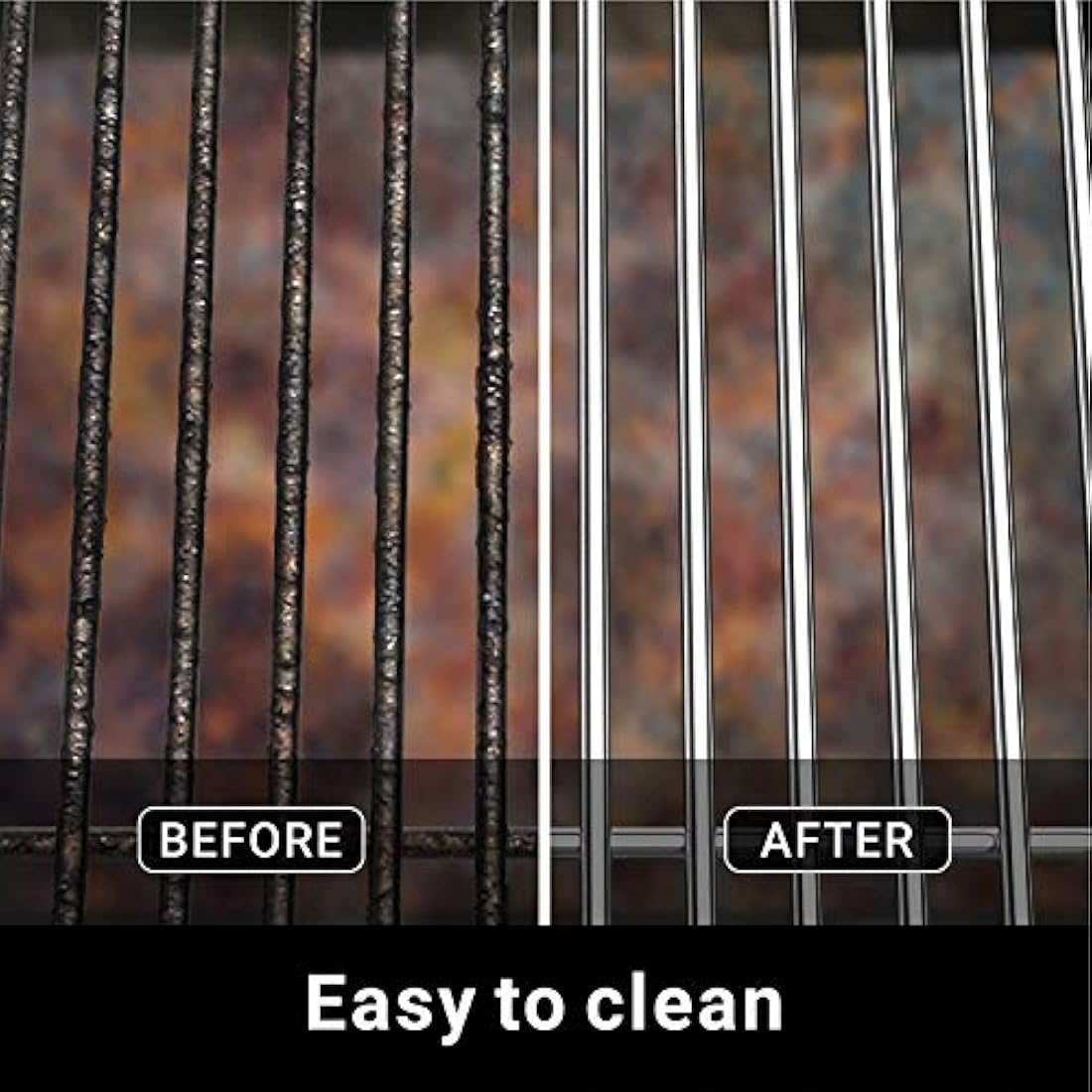 Onlyfire Replacement BBQ Stainless Steel Cooking Grates Fit for Tepro Toronto, Schwarz Model Grills,Set of 2