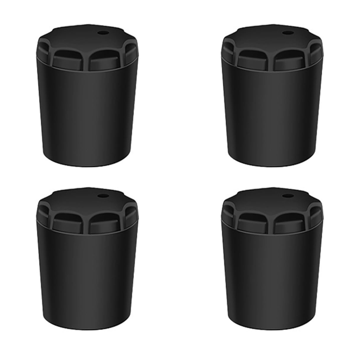 Namvo Universal Fishing Rod End Cap, Fishing Rod End Cap Cushion Seat Protector Silicone Cover 4 Pieces - Fishing Rod Tip Cover