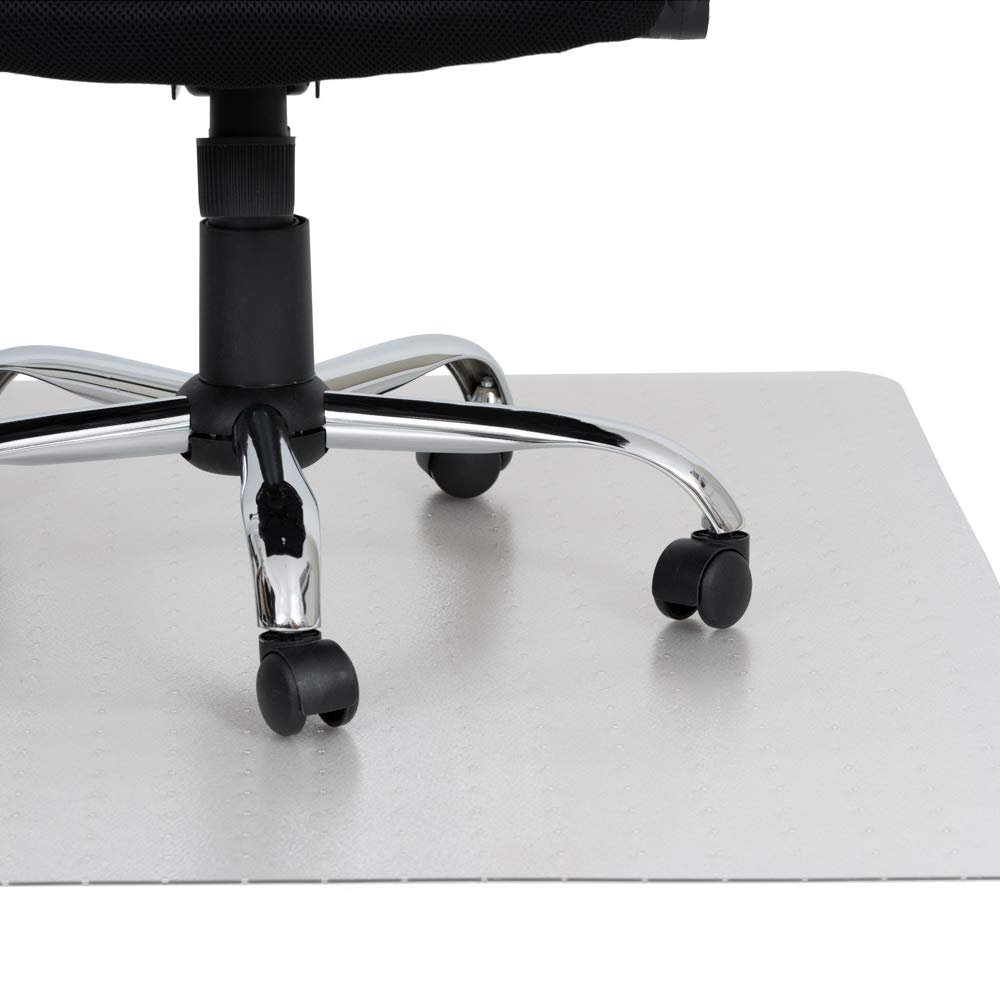 KAISER plastic® Chairmat Carpet PET 90x120 cm | Carpet Protector Mat | Transparent Office Chair Floor Protector – Made in Germany