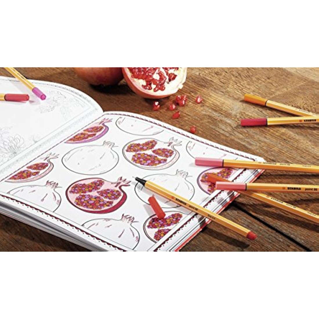 STABILO point 88 - Fineliner - Pack of 30 - Assorted Colours including 5 Neon Colours