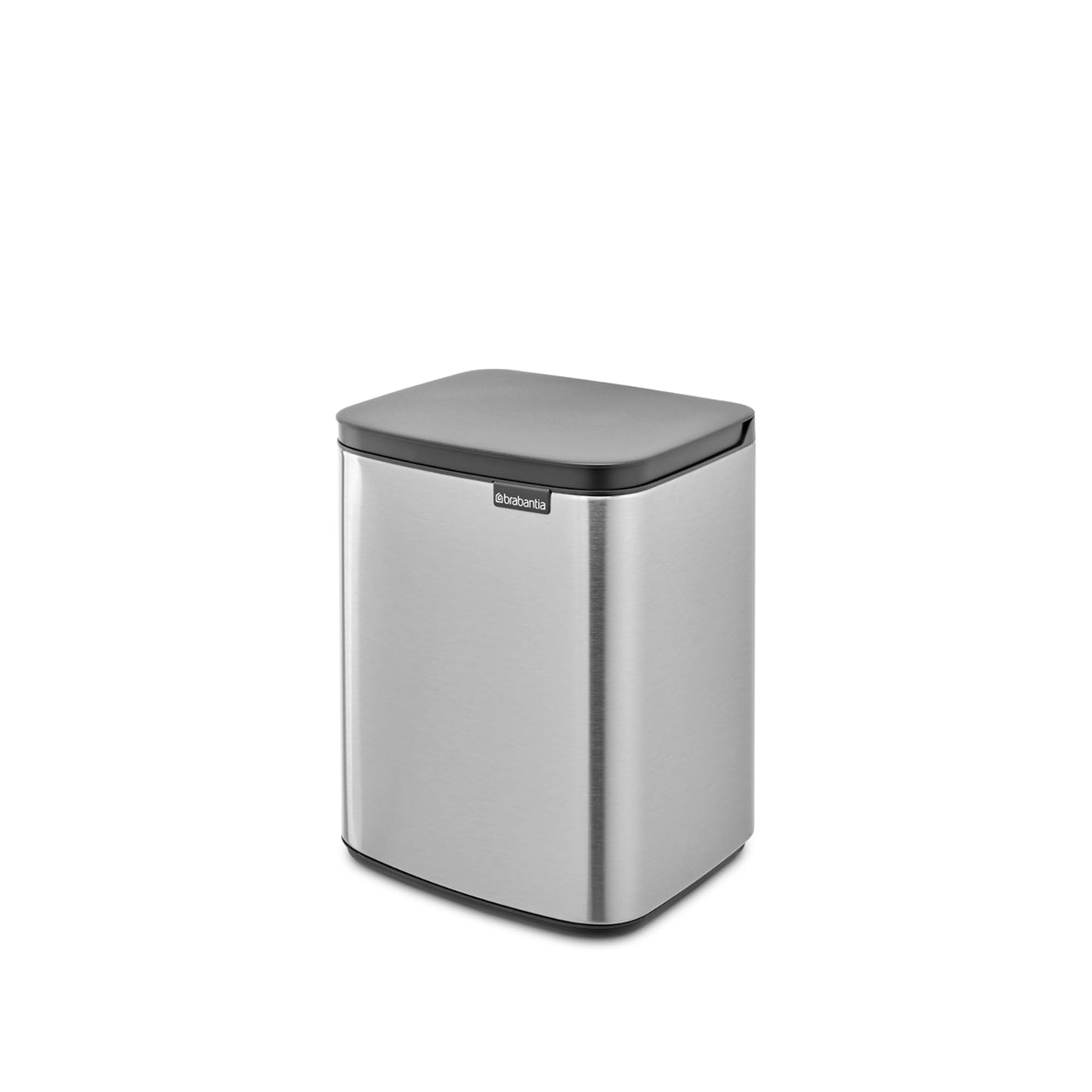Brabantia - Bo Waste Bin 7L - Small & Stylish Rubbish Bin - Easy Open and Soft Closing Lid - Hygienic & Space Efficient - Wall Mountable