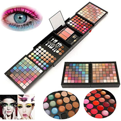 FantasyDay All-in-one Makeup Set Gift Surprise | Full Makeup Kit for Women Multipurpose Essential Starter Bundle Include Eyeshadow Palette Lipstick Blush Concealer Face Powder Eyeliner Mascara Brush