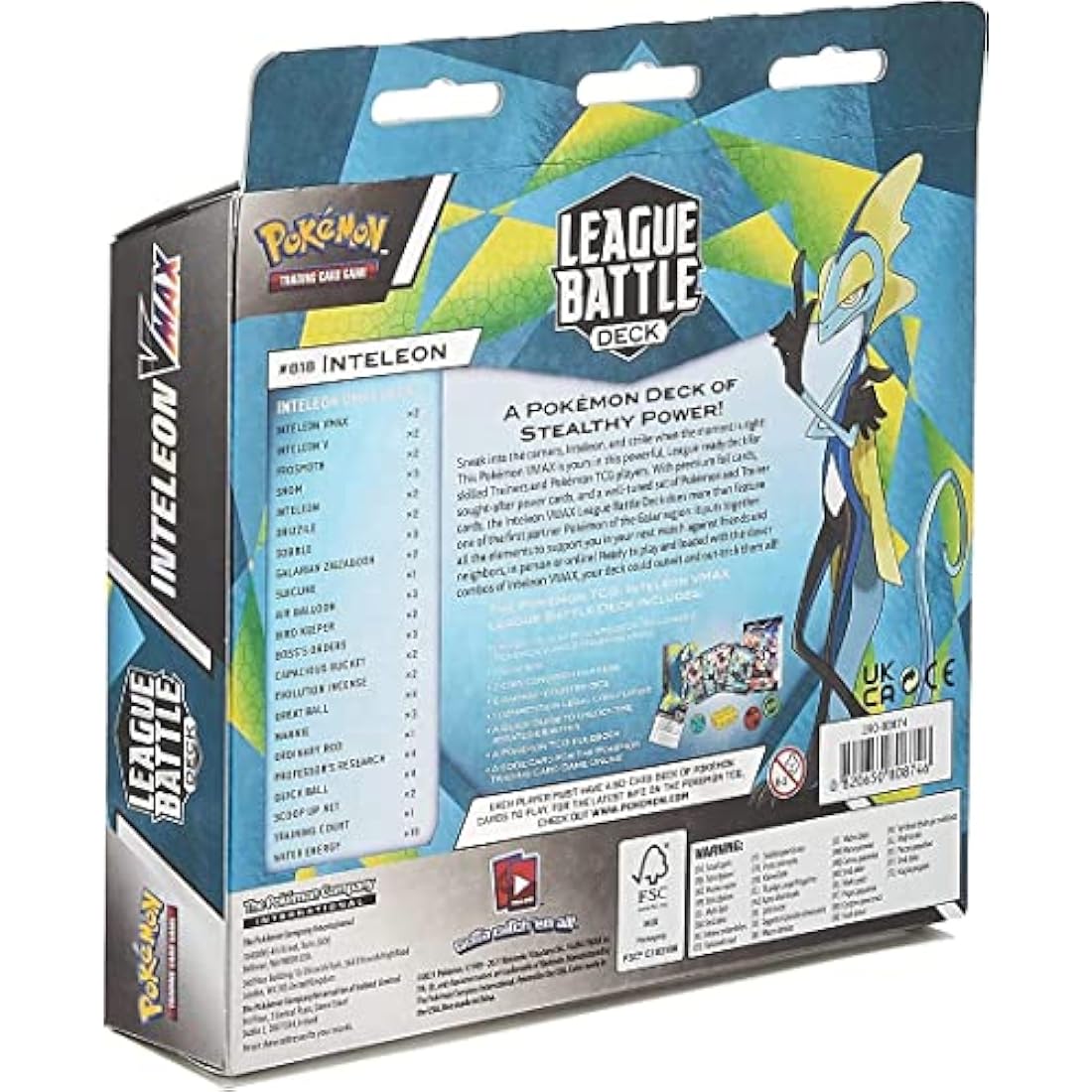 Pokemon TCG: Inteleon VMAX League Battle Deck