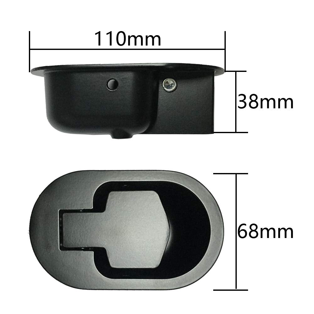 NA qiqiqiaqia Aluminum Metal Pull Recliner Handle Reliable and Sturdy Recliner Replacement Parts for Chair Sofa Couch（Handle Only）